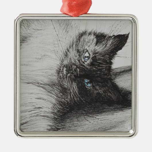 Cheeky Baby Metalen Ornament (Voorkant)