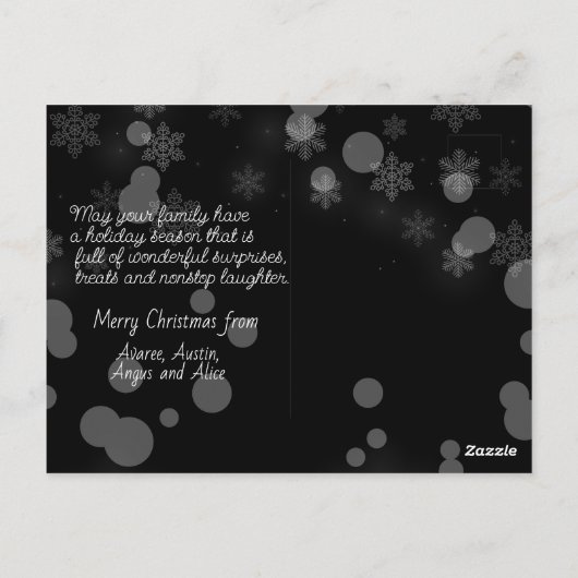 Cheeky Bee Dear Santa I Really Tried Briefkaart (Achterkant)