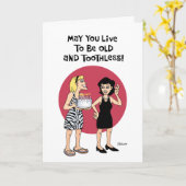 Cheeky BFF Verjaardag Kaart (Gele Bloem)