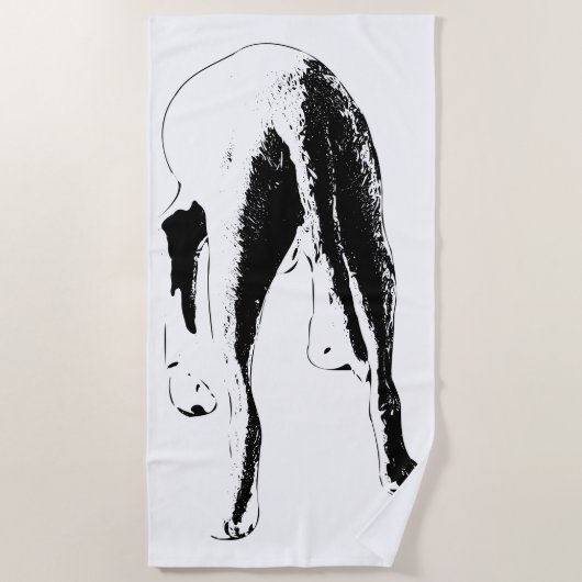 Cheeky bij de kust strandlaken (Voorkant)