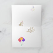 Cheeky Birthday Wishes Een scheet-tastische vierin Kaart (Binnen)