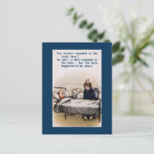 Cheeky British World War I humor Briefkaart (Staand voorkant)