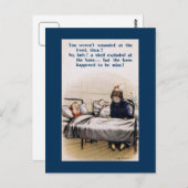 Cheeky British World War I humor Briefkaart (Voorkant / Achterkant)