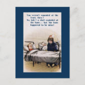 Cheeky British World War I humor Briefkaart (Voorkant)
