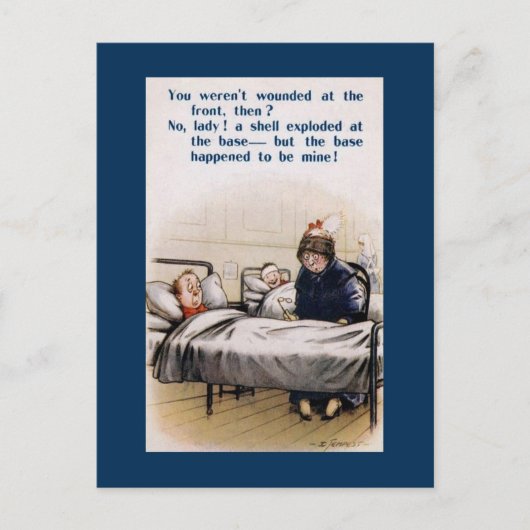 Cheeky British World War I humor Briefkaart (Voorkant)