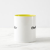 CHeeKy BuGGer Tweekleurige Koffiemok (Center)