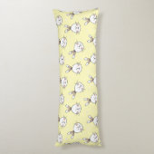 Cheeky Bunnies Pattern Lichaamskussen (Achterkant (Verticaal))