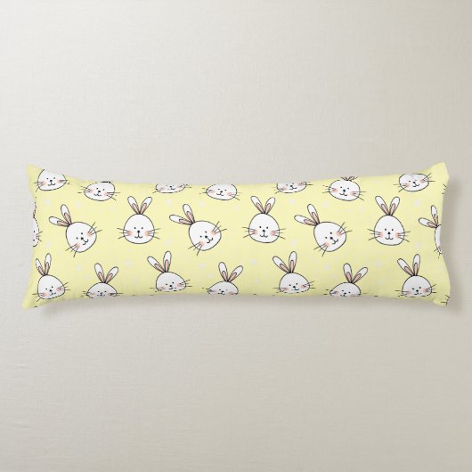 Cheeky Bunnies Pattern Lichaamskussen (Voorkant)
