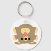 Cheeky Cartoon Beer Baby sleutelhanger (Voorkant)
