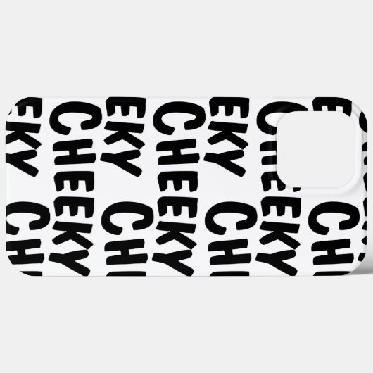 Cheeky Case-Mate iPhone Case (Achterkant (horizontaal))
