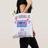 Cheeky Cassingle Nostalgia Music Tape Slogan Tote Bag (Dichtbij)