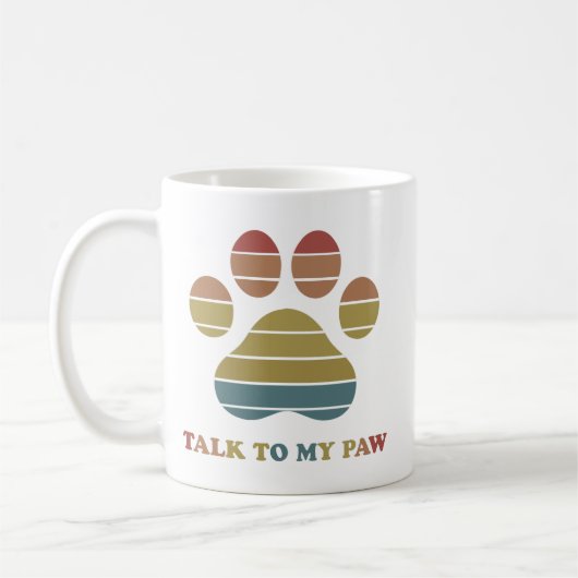 Cheeky Cat Paw Quip Koffiemok (Links)