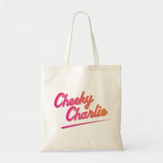Cheeky Charlie Canvas tas (Voorkant)