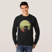 Cheeky Chicken Retro Sunset T-shirt (Voorkant volledig)