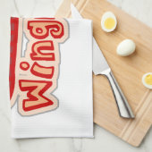 Cheeky Chicken Wing Wingman Theedoek (Quarter Fold)