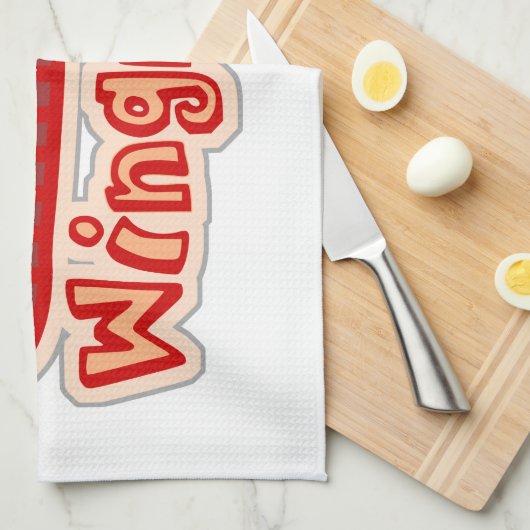 Cheeky Chicken Wing Wingman Theedoek (Quarter Fold)