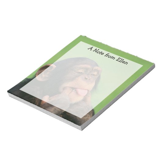 Cheeky Chimp Notitieblok (Linkerzijde)