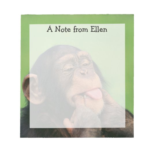 Cheeky Chimp Notitieblok (Voorkant)