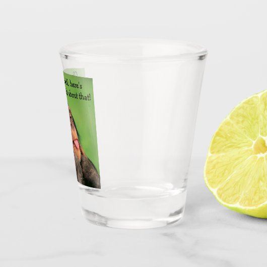 Cheeky Chimp Shot Glas (Rechts)
