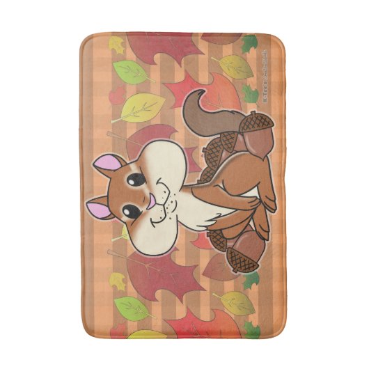 Cheeky Chipmunk - Badmat (Voorkant Verticaal)