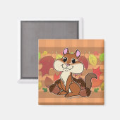 Cheeky Chipmunk - Magneet (Voorkant / Achterkant)