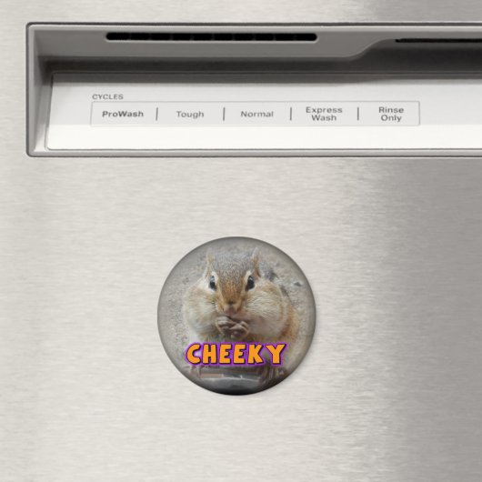 Cheeky Chipmunk Magnet (Insitu (Vaatwasser))