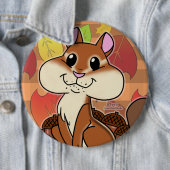 Cheeky Chipmunk - Ronde Button 6,0 Cm (In situ)