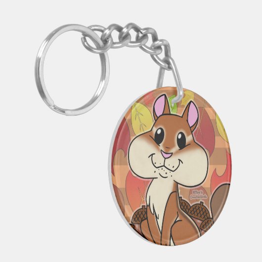 Cheeky Chipmunk - Sleutelhanger (Voorkant Links)