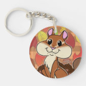 Cheeky Chipmunk - Sleutelhanger (Voorkant)
