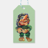 Cheeky Christmas Troll en Tree Delight Cadeaulabel (Achterkant)