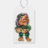 Cheeky Christmas Troll en Tree Delight Cadeaulabel (Achterkant)