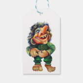 Cheeky Christmas Troll en Tree Delight Cadeaulabel (Achterkant)
