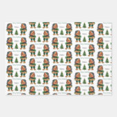 Cheeky Christmas Troll en Tree Delight Inpakpapier Vel (Voorkant)