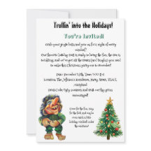 Cheeky Christmas Troll en Tree Delight