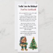 Cheeky Christmas Troll en Tree Delight Kaart (Voorkant)