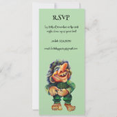 Cheeky Christmas Troll en Tree Delight Kaart (Achterkant)