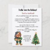 Cheeky Christmas Troll en Tree Delight Kaart (Voorkant)