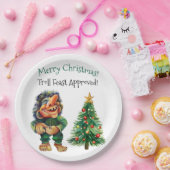 Cheeky Christmas Troll en Tree Delight Papieren Bordje (Feest)
