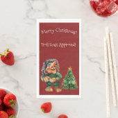 Cheeky Christmas Troll en Tree Delight Servet (Insitu)