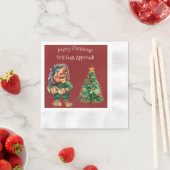 Cheeky Christmas Troll en Tree Delight Servet (Insitu)