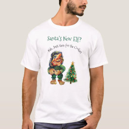 Cheeky Christmas Troll en Tree Delight T-shirt