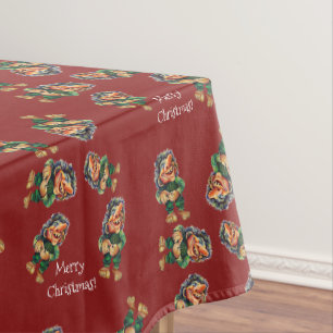 Cheeky Christmas Troll en Tree Delight Tafelkleed