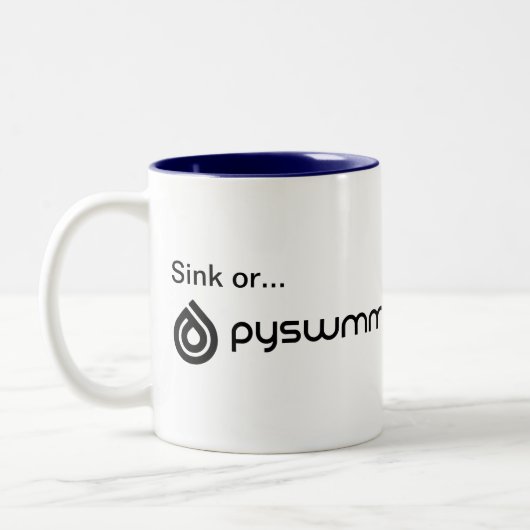 Cheeky Coffee Cup... Tweekleurige Koffiemok (Links)