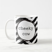 Cheeky Cow Funny Koffiemok (Links)