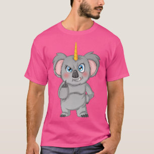 Cheeky Cute Koala Beer geperst tot Unicorn Premium T-shirt