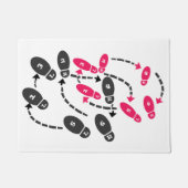 Cheeky Dance Steps Deurmat (Voorkant)