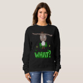 Cheeky Donkey Eats Irish Leprechaun St Patrick's D Trui (Voorkant volledig)
