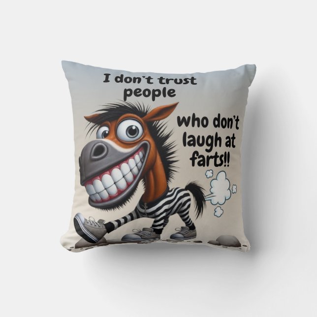 Cheeky Donkey Sierkussen - grillig en leuk (Voorkant)