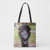 Cheeky Emu Canvas tas (Voorkant)