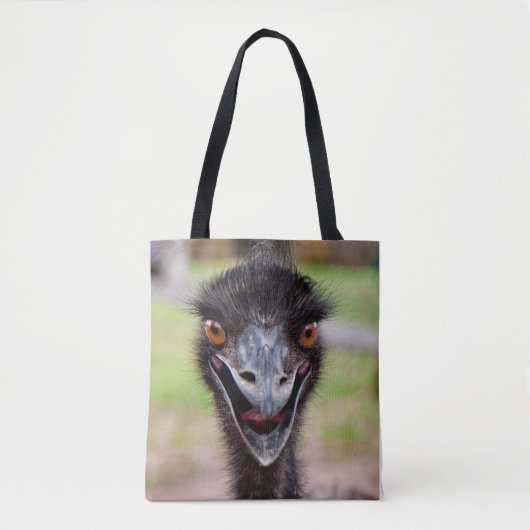 Cheeky Emu Canvas tas (Voorkant)